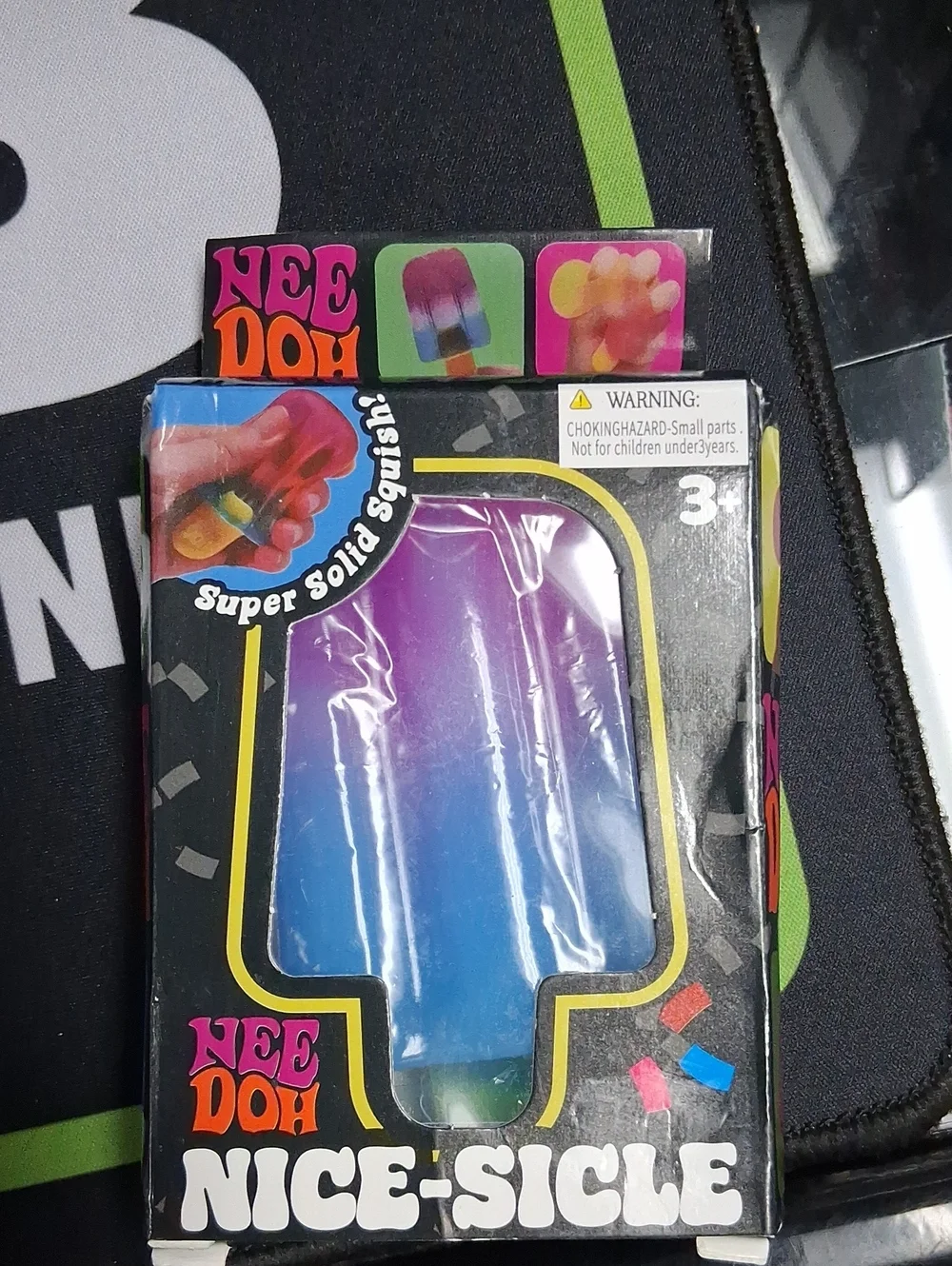 Nice-Sicle Super Solid Squish Toy - Purple & Blue